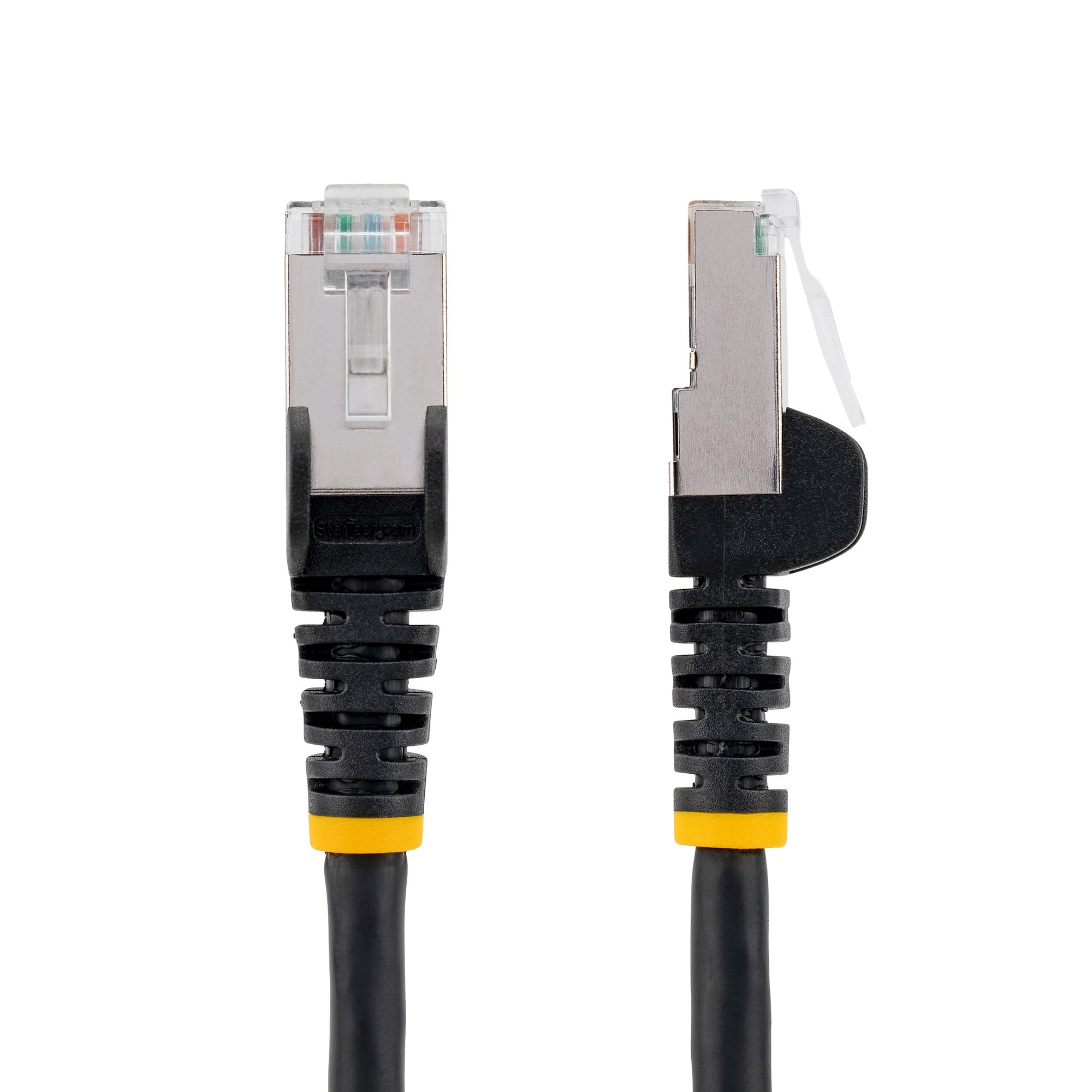 StarTech.com 50cm CAT6a Ethernet Kabel, Zwart, Low Smoke Zero Halogen (LSZH), 10GbE 500MHz 100W PoE++ Snagless RJ-45 S/FTP Netwerk Patch Kabel met Trekontlasting, Fluke Tested/ETL - Afbeelding 3
