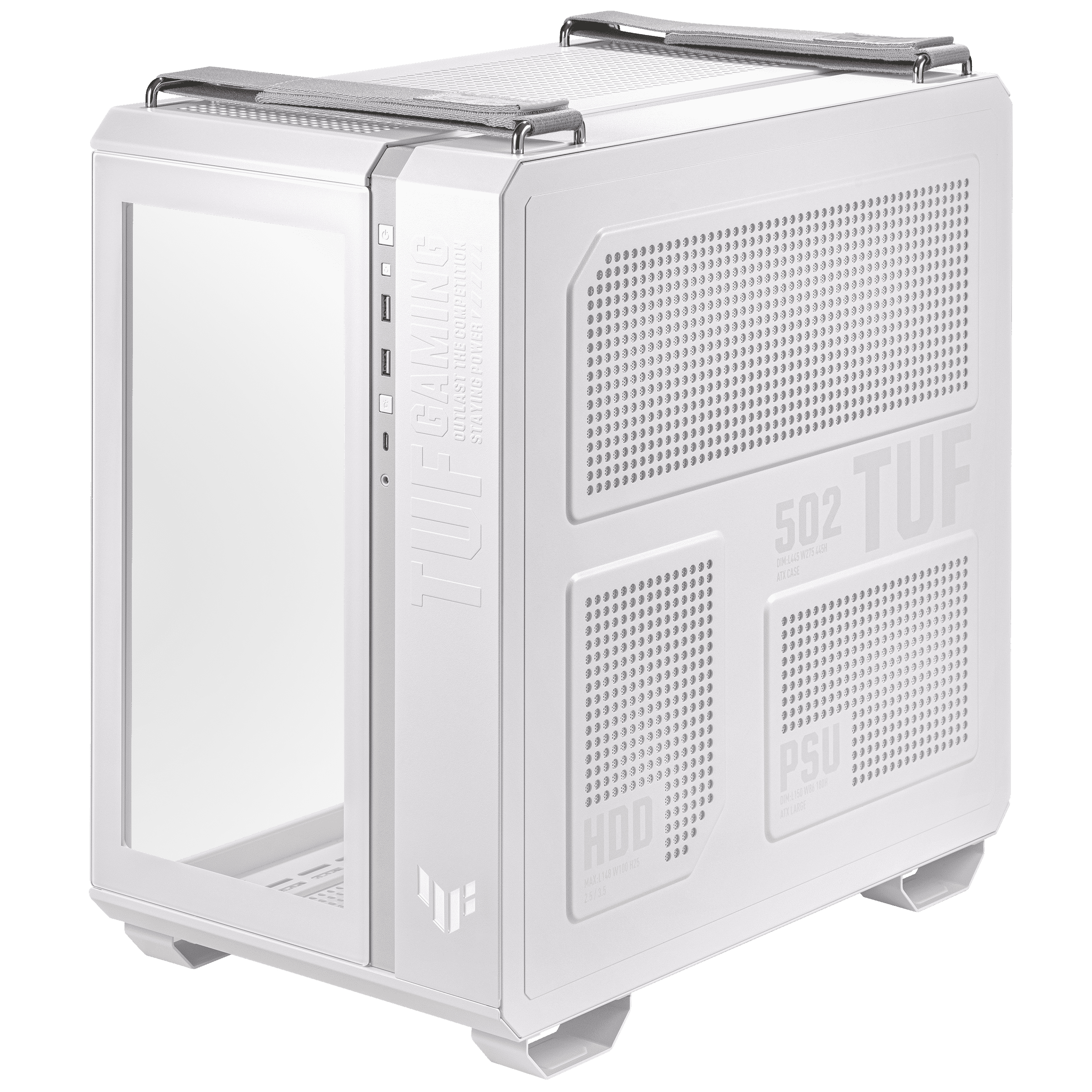 ASUS TUF Gaming GT502 PLUS Midi Tower Wit - Afbeelding 2
