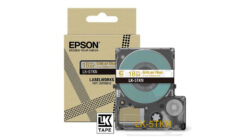 Epson Metallic Tape – Clear/Gold 18mm(9m) – LK-5TKN