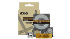 Epson Metallic Tape – Silver/Black 18mm(9m) – LK-5SBM