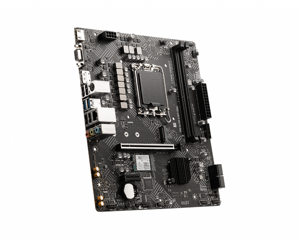 MSI PRO H610M-G WIFI DDR4 moederbord Intel H610 LGA 1700 micro ATX - Afbeelding 3