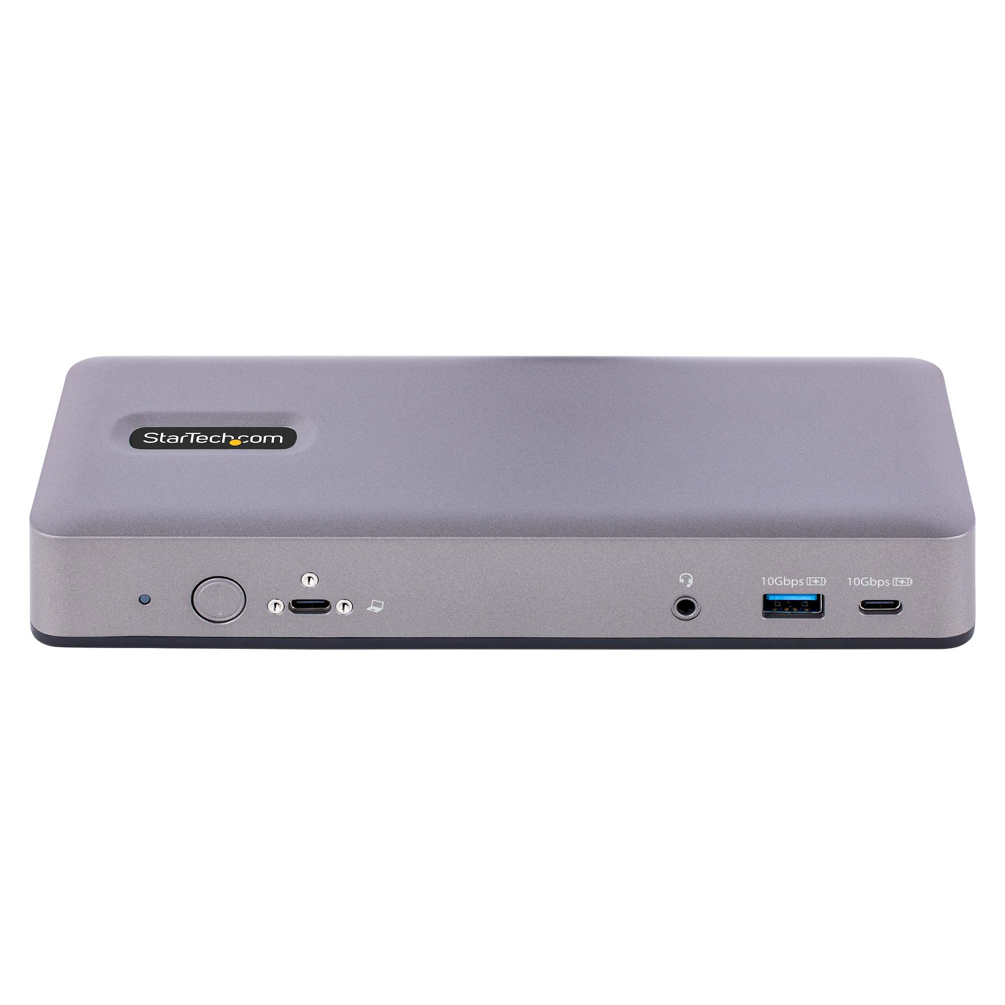 StarTech.com USB-C Docking Station, Multi Monitor USB-C Dock, HDMI/DP/DP Alt-mode, 3x 4K30 / 2x 4K60, 7-Port USB Hub, 60W Power Delivery, GbE, 3.5mm Audio, Works With Chromebook Certified - Afbeelding 4