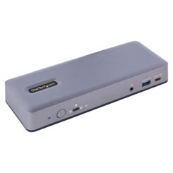 StarTech.com USB-C Docking Station, Multi Monitor USB-C Dock, HDMI/DP/DP Alt-mode, 3x 4K30 / 2x 4K60, 7-Port USB Hub, 60W Power Delivery, GbE, 3.5mm Audio, Works With Chromebook Certified - Afbeelding 2