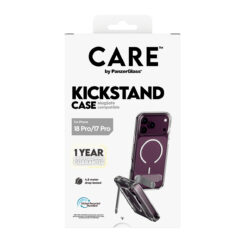 PanzerGlass CARE™ by ® Kickstand Case Transparent w. White MagSafe iPhone 2026 Pro | 17 Pro mobiele telefoon behuizingen Hoes Transparant - Afbeelding 4