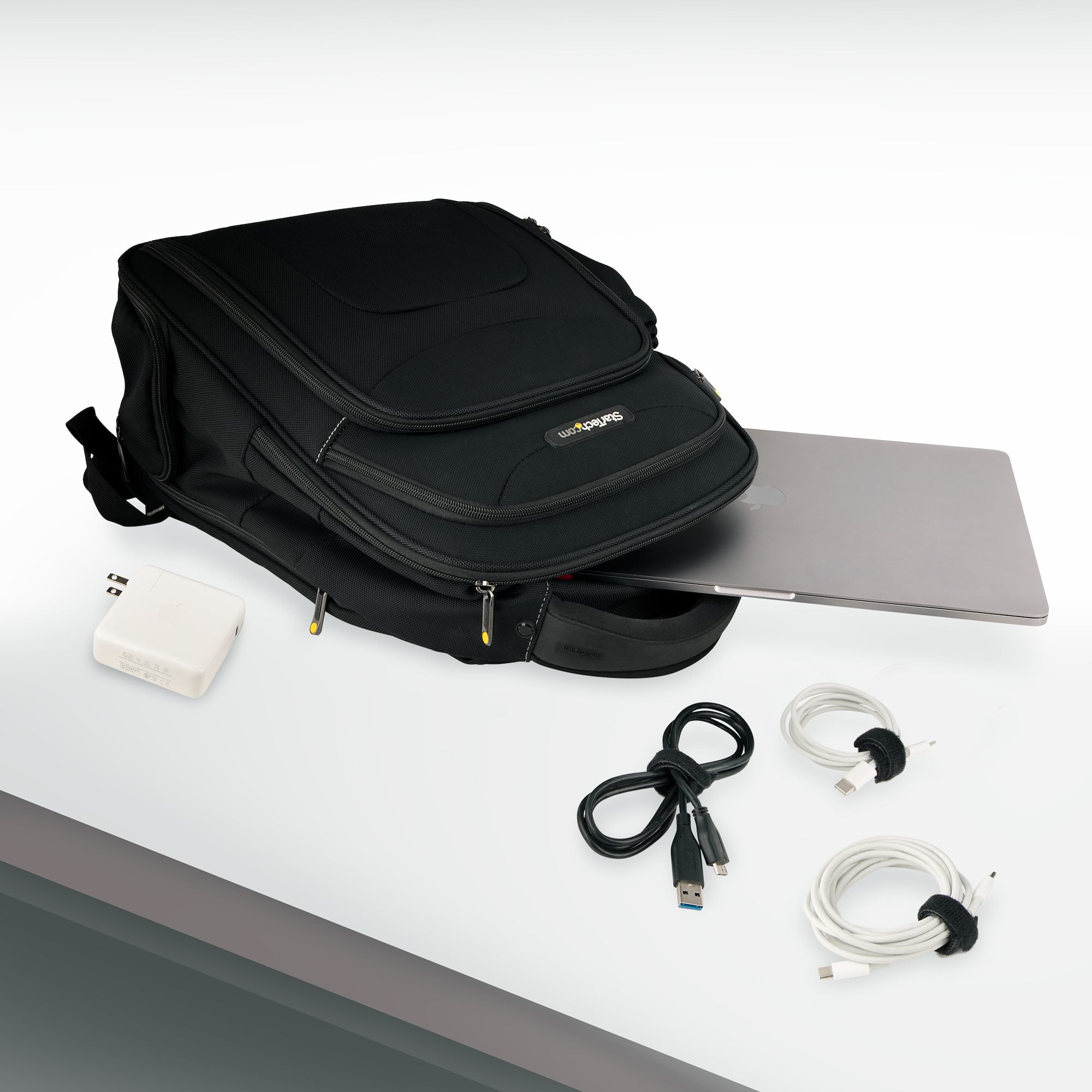 StarTech.com 15cm Kabelbinder Klittenband, 50 Pack, Zwart, Herbruikbare Haak en Lus Kabel Klitteband, Verstelbare en Flexibele Tyraps voor Kabelbeheer - Afbeelding 3