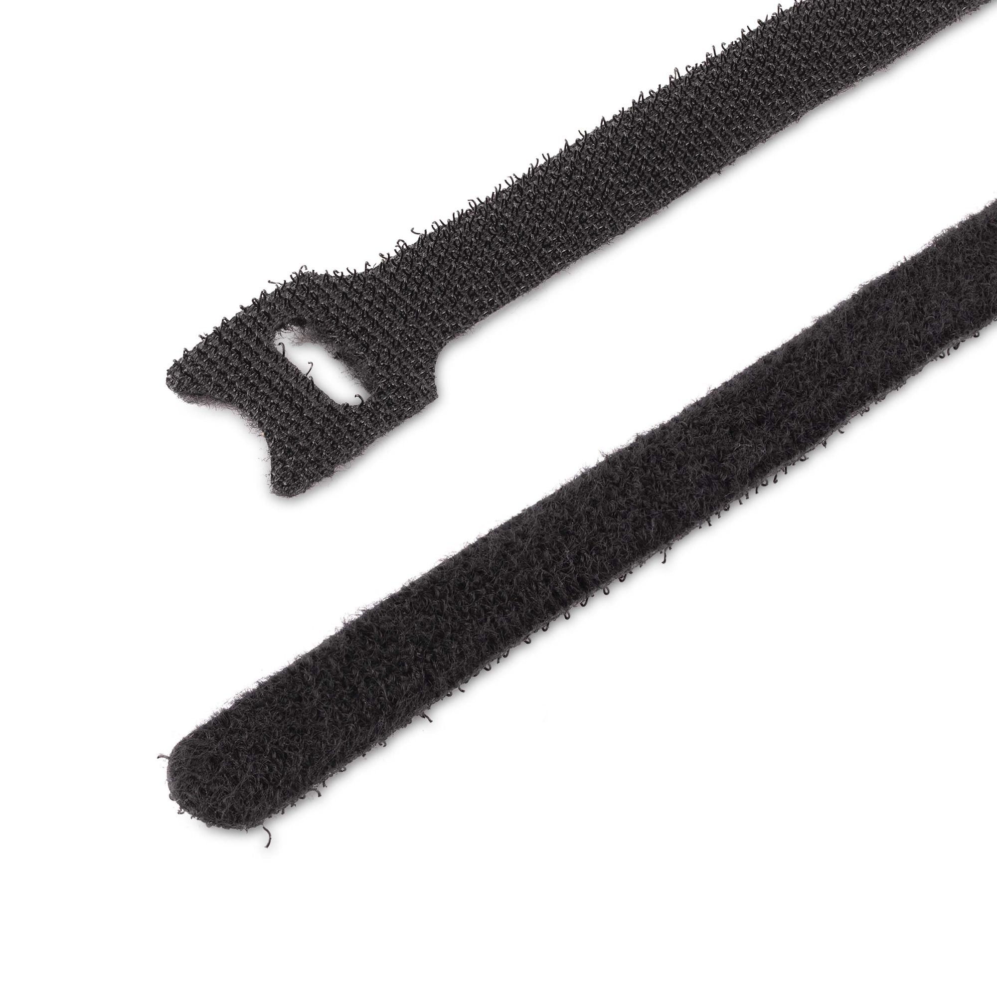 StarTech.com 15cm Kabelbinder Klittenband, 50 Pack, Zwart, Herbruikbare Haak en Lus Kabel Klitteband, Verstelbare en Flexibele Tyraps voor Kabelbeheer - Afbeelding 5