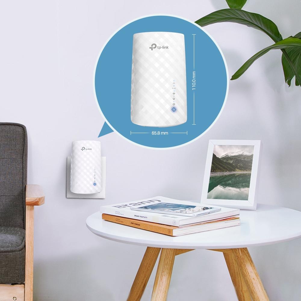 TP-Link RE190 netwerkextender Netwerkrepeater Wit - Afbeelding 5