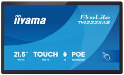 iiyama TW2223AS-B3P beeldkrant Interactief flatscreen 54,6 cm (21.5") Wifi 450 cd/m² Full HD Zwart Touchscreen Type processor Android 24/7 - Afbeelding 4