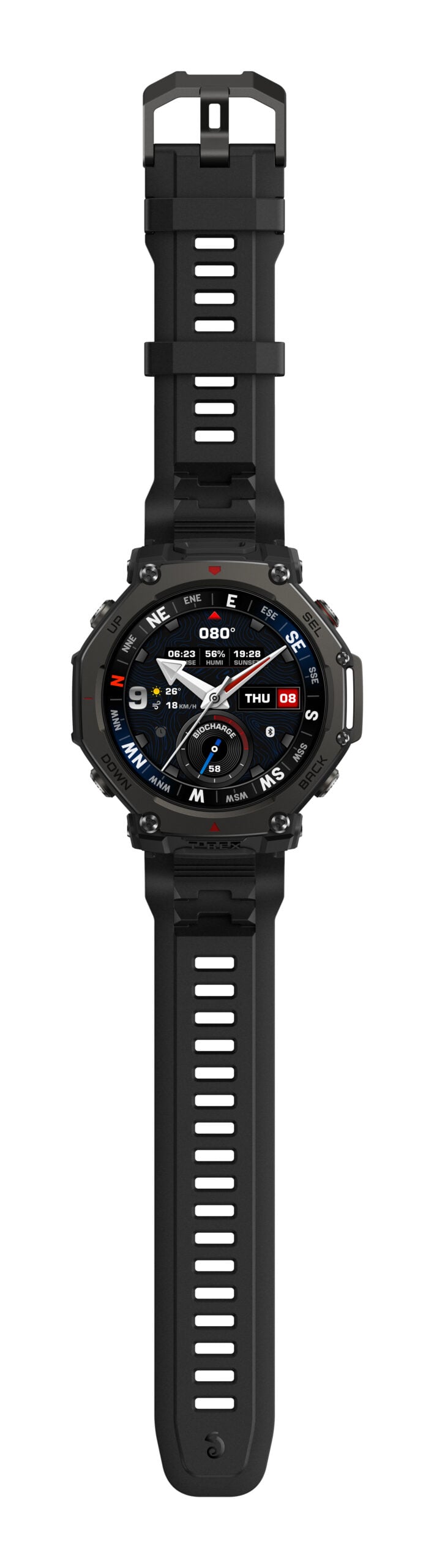 Amazfit T-Rex 3 Pro 3,81 cm (1.5") AMOLED 48 mm Digitaal 480 x 480 Pixels Touchscreen Zwart Wifi GPS - Afbeelding 5