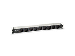 Equip 333292 energiedistributie 9 AC-uitgang(en) 1U Zwart, Zilver