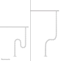 Neomounts ADS06-130WH Kabelgeleider - schroefbevestiging - universeel - Afbeelding 6