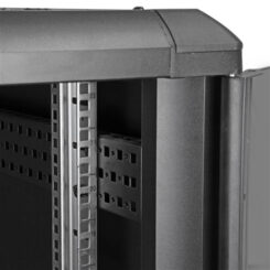 StarTech.com 22U Enterprise-Grade Server Rack Cabinet, 19in Vergrendelbare 4-Post Patchkas met 83cm Montagediepte en 800kg Draagkracht