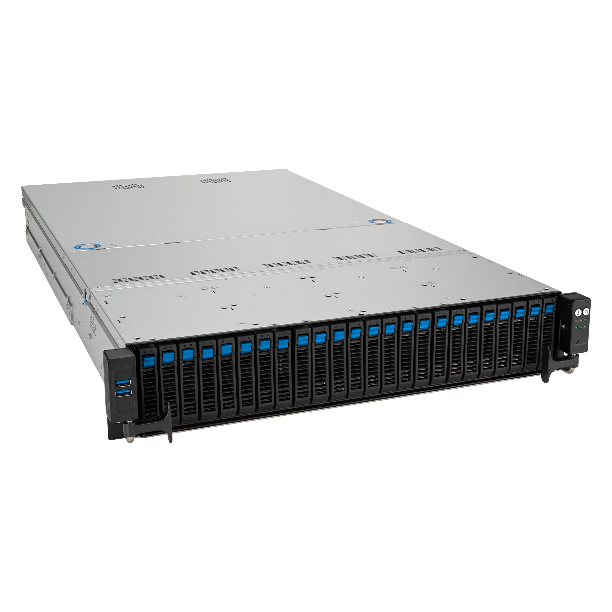 ASUS RS521A-E12-RS24U Socket SP5 Rack (2U) Zwart, Zilver - Afbeelding 3
