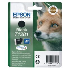 Epson Fox T1281 Vos DURABrite Ultra afzonderlijke zwarte inkt