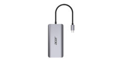 Acer 12-in-1 Type-C Dongle Bedraad USB 3.2 Gen 1 (3.1 Gen 1) Type-C Zilver - Afbeelding 6