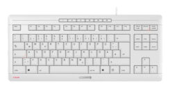 CHERRY STREAM KEYBOARD TKL toetsenbord Universeel USB QWERTZ Duits Wit - Afbeelding 2