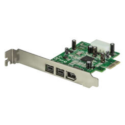 StarTech.com 3-poort 2b 1a 1394 PCI Express FireWire Adapterkaart - Afbeelding 2