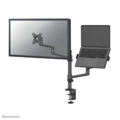 Neomounts DS20-425BL2 Monitorarm met laptophouder 17-27" - ruimtebesparend - Afbeelding 2