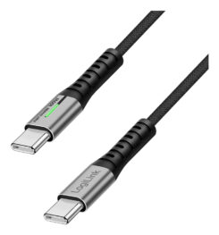 LogiLink CU0432 USB-kabel USB 3.2 Gen 2x2 1 m USB C 20 Gbit/s 100 W Zwart