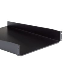 StarTech.com 2U Server Rack Schap - Universele Rack Mount Cantilever Shelf voor 19" Netwerk Kast & Apparatuur - Heavy Duty Staal - Capaciteit 23kg - Diepte 55cm (22”) - Zwart - Afbeelding 5