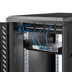 StarTech.com 2U Server Rack Schap - Universele Rack Mount Cantilever Shelf voor 19" Netwerk Kast & Apparatuur - Heavy Duty Staal - Capaciteit 23kg - Diepte 55cm (22”) - Zwart - Afbeelding 6