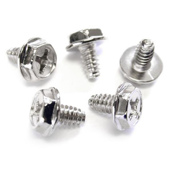 StarTech.com Vervangende 6-32 x 1/4 inch Lange Computerschroeven - 50 stuks - Afbeelding 3