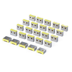 StarTech.com USB-A Poort Blocker Vervangingspluggen, 25-Pack Reserve Inserts voor USB-A-PORT-BLOCKER, Herbruikbare Snap-In USB-A Stofkappen voor Laptops/Computers