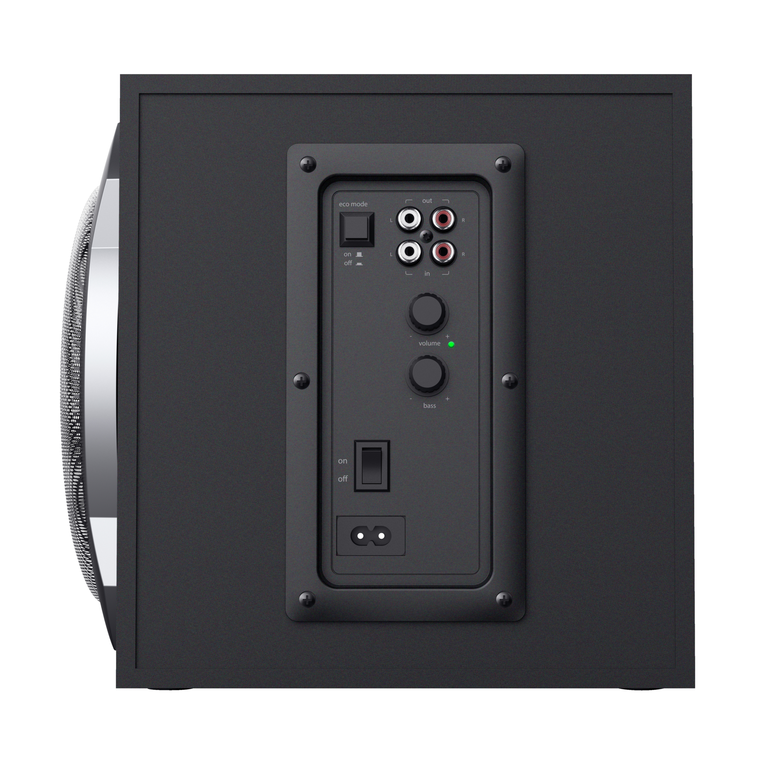 Trust Tytan 2.1 Luidsprekerset – 2.1‑luidsprekerset – subwoofer speakers – Bedrade bediening – Zwart - Afbeelding 5