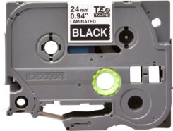 Brother TZE-355 labelprinter-tape Wit op zwart - Afbeelding 4