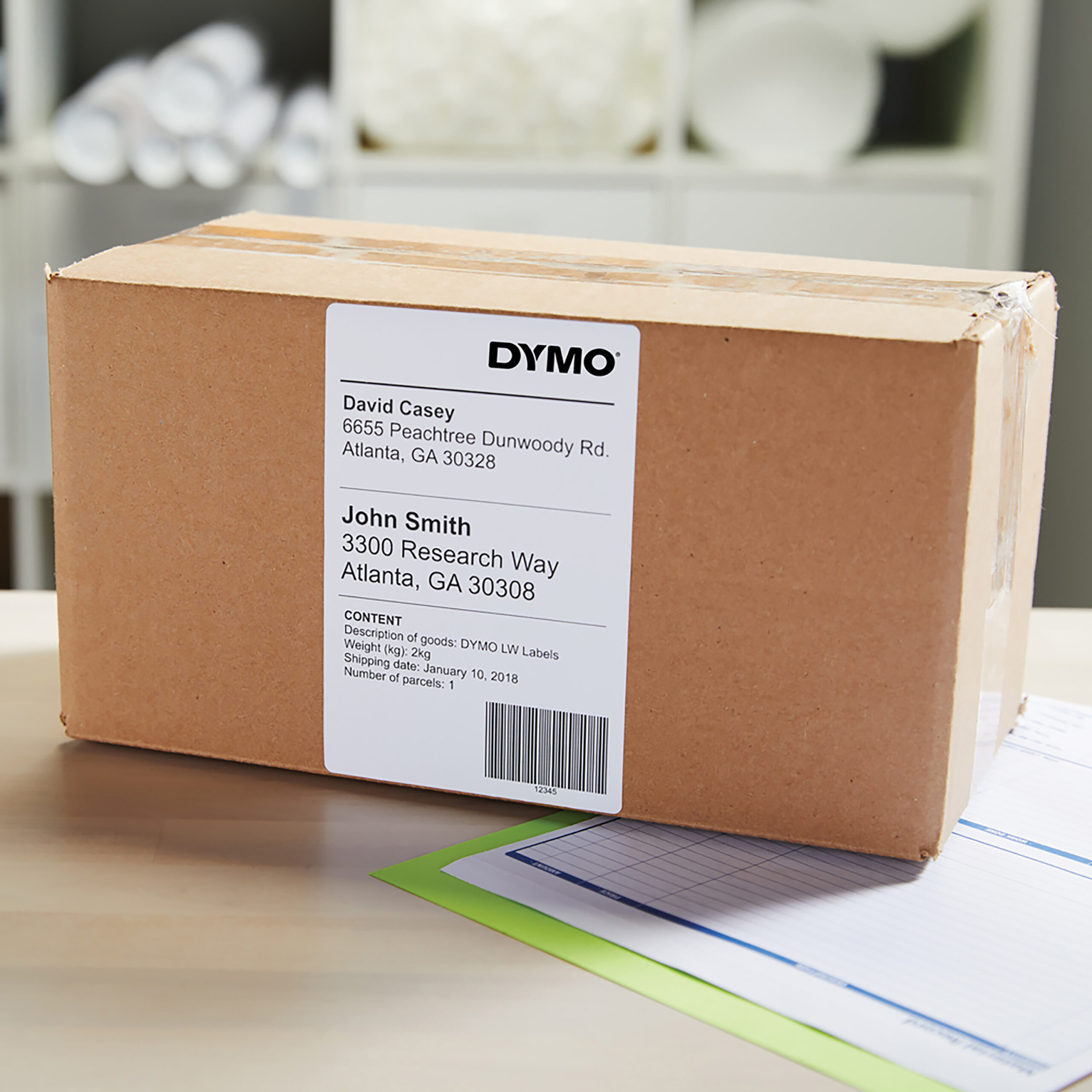 DYMO originele LabelWriter verzendetiketten, extra groot | 104 mm x 159 mm | 220 zelfklevende labels | Geschikt voor de 4XL/5XL LabelWriter labelprinters | Gemaakt in Europa - Afbeelding 5