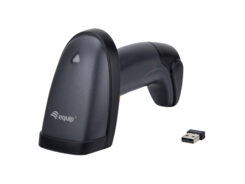 Equip 351024 barcode-lezer Draagbare streepjescodelezer 1D/2D LED Zwart