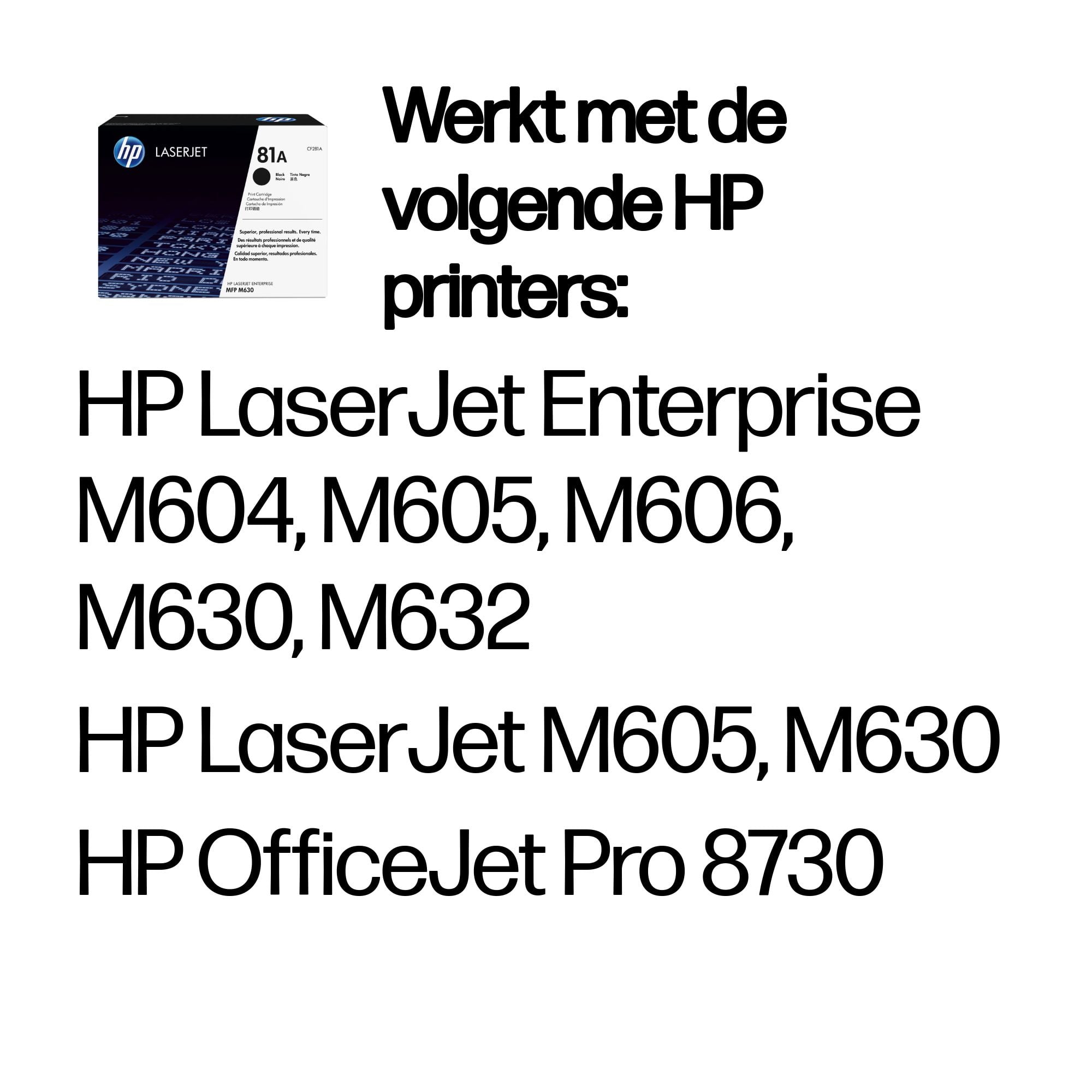 HP 81A originele zwarte LaserJet tonercartridge - Afbeelding 3