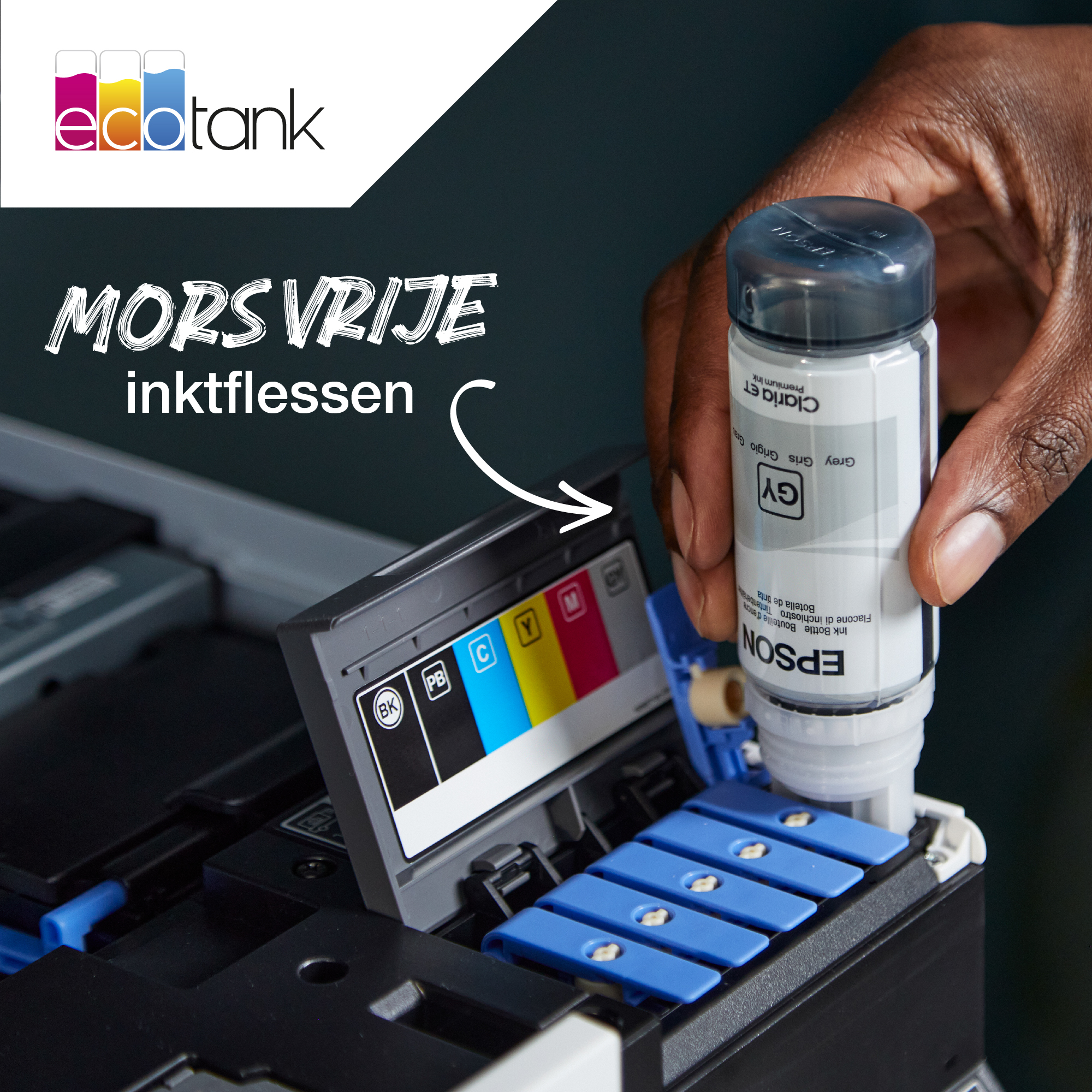 Epson 114 EcoTank Pigment Black ink bottle - Afbeelding 6