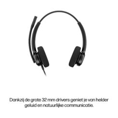 HP Poly Mission 425 Stereo USB Wired Headset Classic - Afbeelding 6