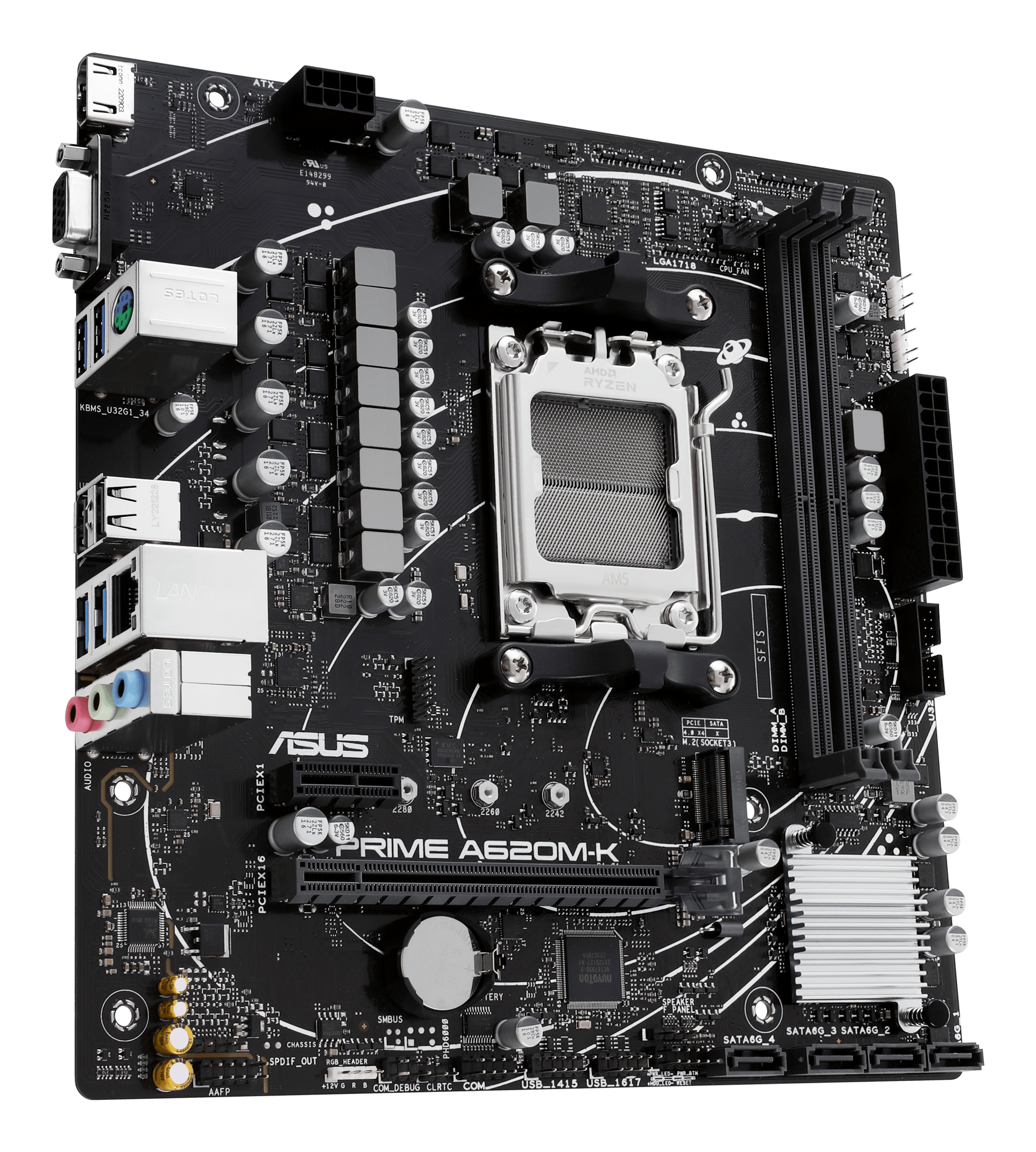 ASUS PRIME A620M-K AMD A620 Socket AM5 micro ATX - Afbeelding 5