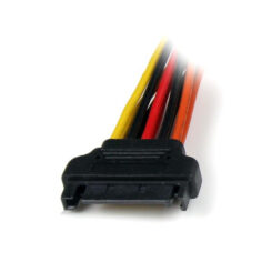 StarTech.com 15 cm vastklikkende SATA voeding-Y-splitterkabeladapter - M/F - Afbeelding 3