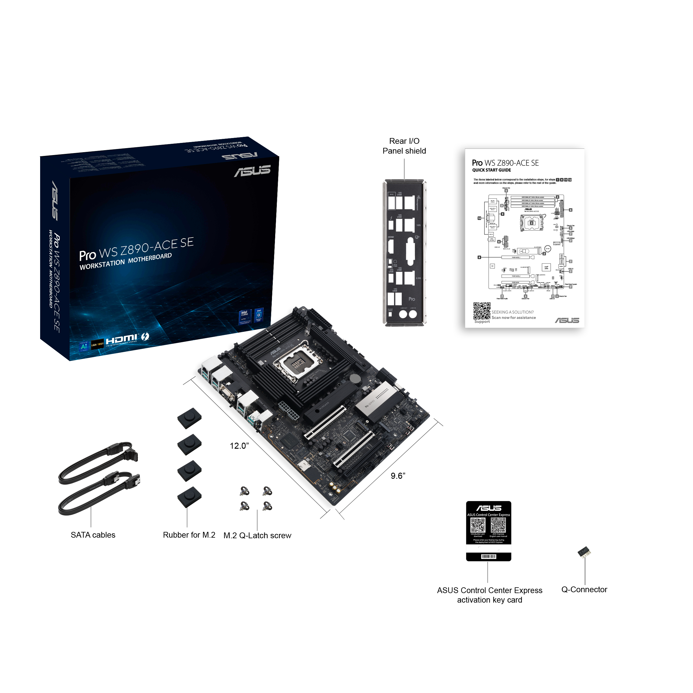ASUS PRO WS Z890-ACE SE Intel Z890 LGA 1851 (Socket V1) ATX - Afbeelding 4