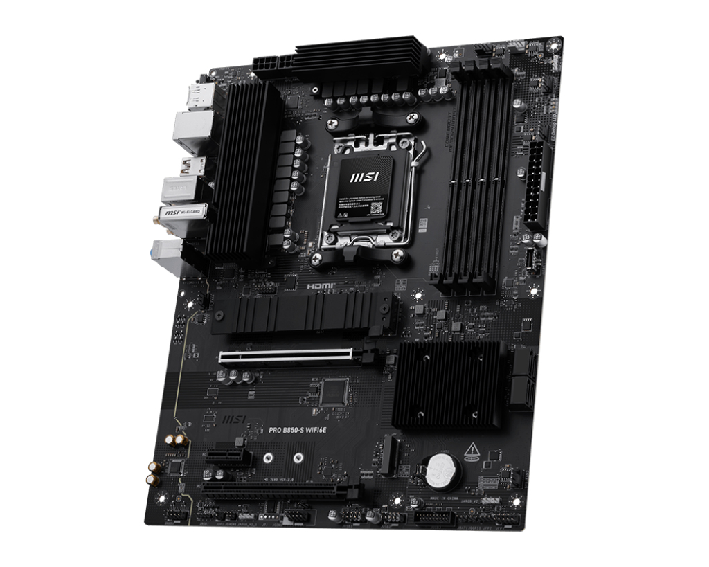 MSI PRO B850-S WIFI6E moederbord AMD B850 Socket AM5 ATX - Afbeelding 4