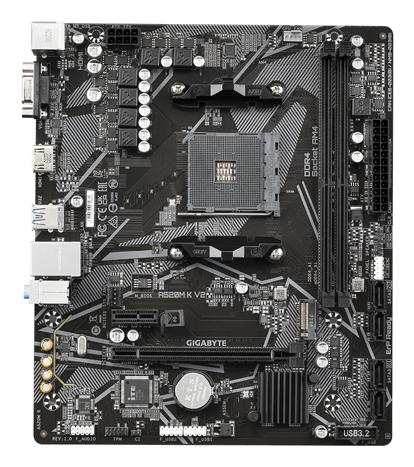 GIGABYTE A520M K V2 Moederbord - Afbeelding 4