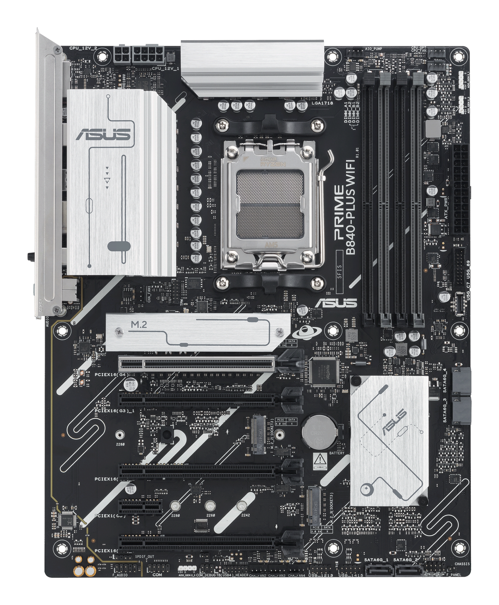 ASUS PRIME B840-PLUS WIFI AMD B840 Socket AM5 ATX - Afbeelding 3