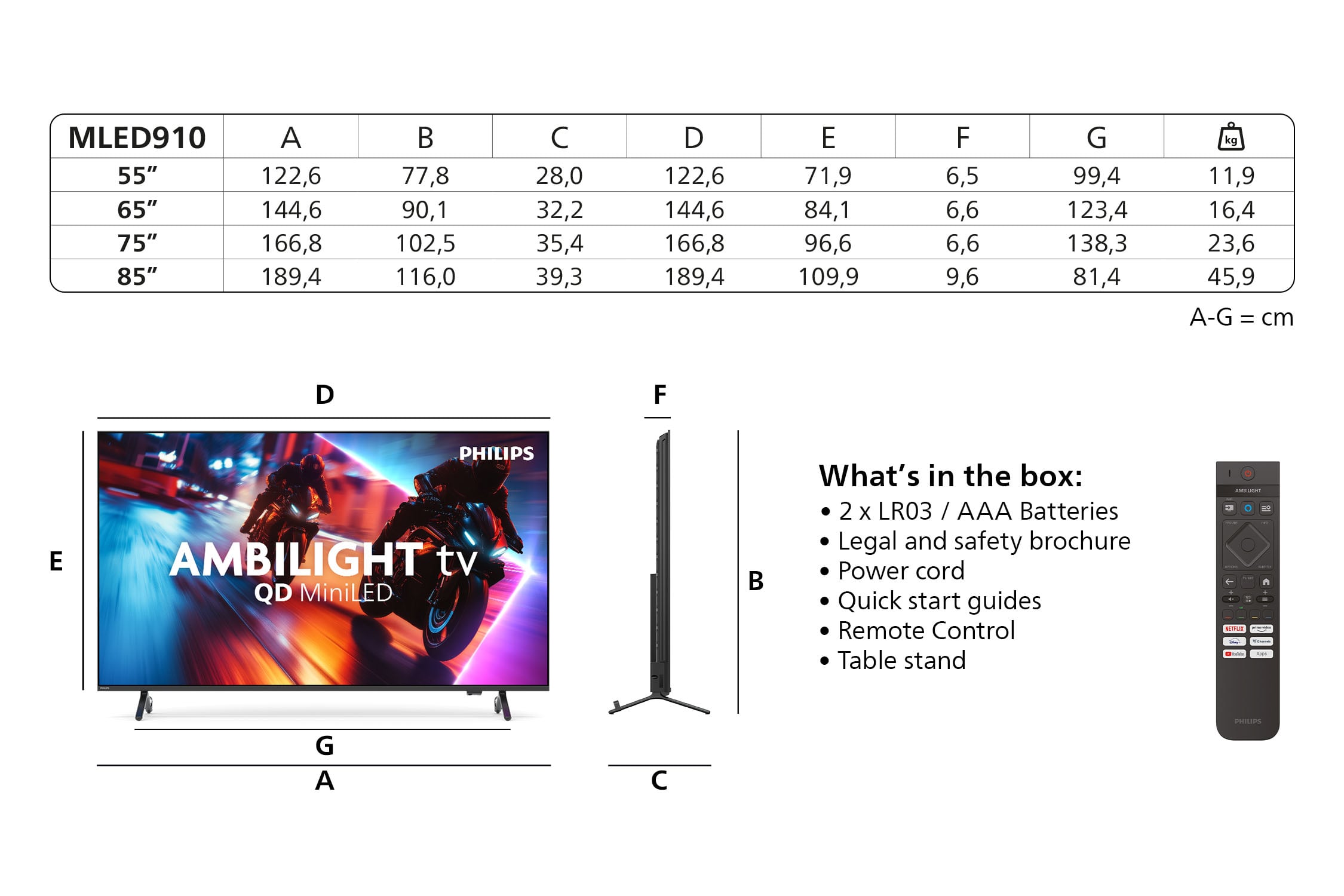 Philips 75MLED910/12 tv 190,5 cm (75") 4K Ultra HD Smart TV Wifi Zwart - Afbeelding 3