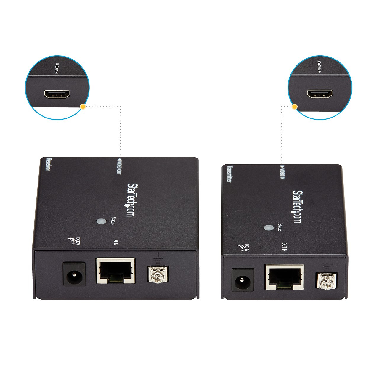 StarTech.com HDMI over CAT5 HDBaseT Extender - Power over Cable - Ultra HD 4K - Afbeelding 4