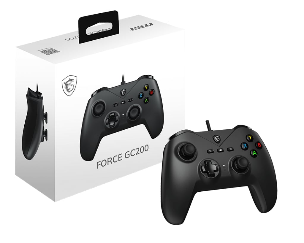 MSI FORCE GC200 game controller Zwart USB Gamepad Analoog/digitaal Android, PC - Afbeelding 6