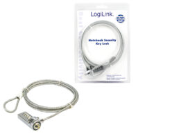 LogiLink Notebook Security Lock w/ Combination kabelslot 1,5 m - Afbeelding 2