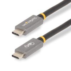 StarTech.com 1m USB4 40Gbps Kabel, 100W (5A) Power Delivery, 8K 120Hz / 4K 240Hz DP Alt Mode, USB-IF Gecertificeerde USB-C Kabel - Thunderbolt Compatibel