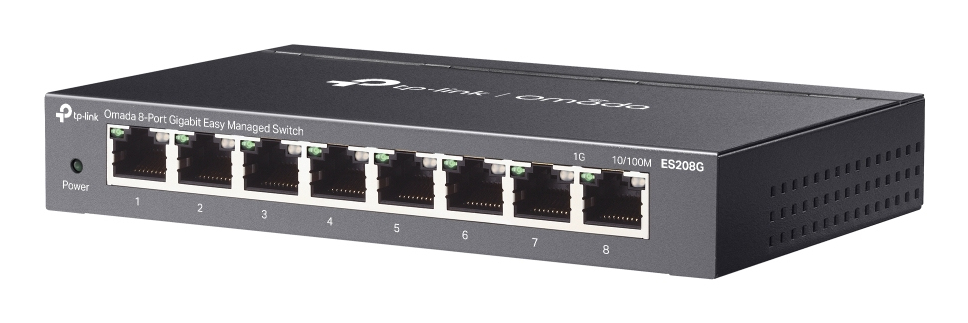 TP-Link Omada ES208G netwerk-switch Managed L2 Gigabit Ethernet (10/100/1000) Zwart - Afbeelding 4