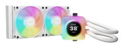 be quiet! LIGHT LOOP IO LCD | 240mm Processor Alles-in-één vloeistofkoeler 12 cm Wit 1 stuk(s)