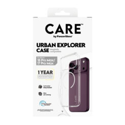PanzerGlass CARE™ by ® Urban Explorer Case Transparent w. White Magsafe iPhone 2026 Pro Max | 17 Pro Max mobiele telefoon behuizingen Hoes Transparant - Afbeelding 4