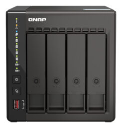 QNAP TS-453E NAS Tower Intel® Celeron® J6412 8 GB 0 TB QNAP QTS Zwart - Afbeelding 2