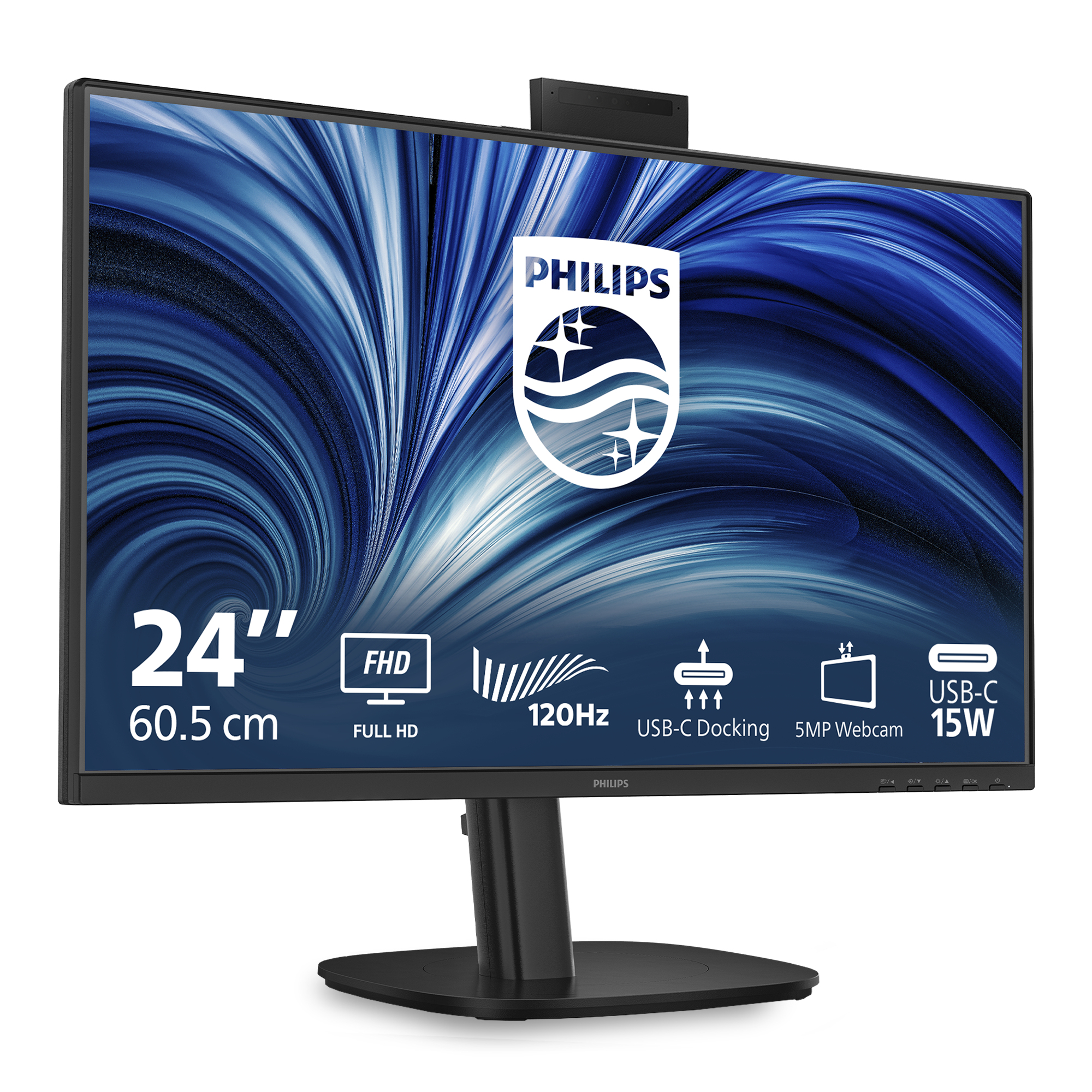 Philips 3000 series 24B2U3301H/00 computer monitor 60,5 cm (23.8") 1920 x 1080 Pixels Full HD LCD Zwart - Afbeelding 3